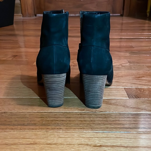 Cole Haan Cassidy Black Leather Heel Bootie 7.5 - Picture 4 of 8